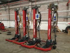 Totalkare s6 30 Tonne Vehicle lift with small wheel adaptions