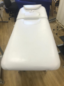 White Electric Adjustable Massage Bed