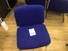 7x Low Blue Chairs
