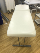 Cream Adjustable Massage Bed With Face Hole