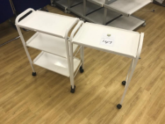 2x Beauty Trolley Tray
