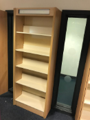 2x Wall Fixed Book Shelving Units