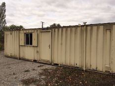 32ft x 10ft Portable Site Office Anti Vandal Steel