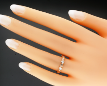 Clogau Welsh Gold 'Tree of Life' Full Diamond Band Rose Gold Ring