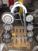 Technogym Barbell set (10-50kg) with Rack