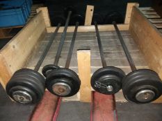 5 Barbells, 10kg,20,30,40&50kg