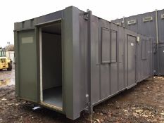 Withdrawn Lot Portable Office Canteen Site Welfare Unit 24ft