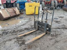 Pallet Forks with Back Plate
