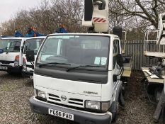 GSR 20m Boom Lift on Nissan Cabstar Chasis