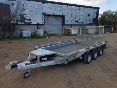 Ifor Williams tri axle Plant Trailer