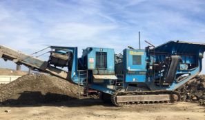 Mobile Crusher. Terex Pegson Jaw Crusher. 1165 Premiertrak.