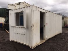 Site Office Cabin Welfare Container 20ft x 8ft Portable Steel Building