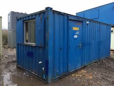 Office Canteen Site Cabin Anti Vandal Steel Portable Building 20ft