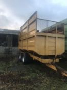 Trailer Silage Grain Muck For Behind Tractor