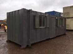 Anti Vandal Office Site Cabin Drying Room Changing Room Portable Building 24ft