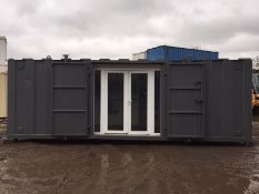 Anti Vandal Office Cabin Car Sales Site Welfare Unit Portable Building 24ft