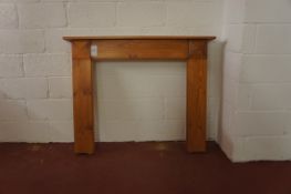 Timber fire surround