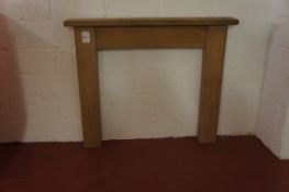 Timber fire surround
