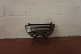 Cast iron fire basket