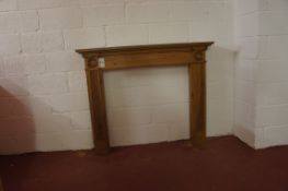 Timber fire surround