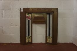 Gallery Prince cast iron fireplace insert with tile inserts