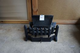 Cast iron fire place set