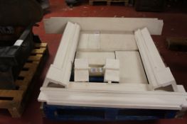 Granite fireplace surround, incomplete