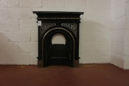 Gallery Celtic Arched cast iron fireplace insert