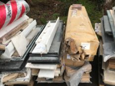 A pallet of granite pieces