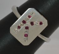 Art Deco Period Signet or Panel Ring