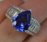 Tanzanite and Diamond Ring