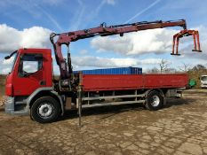 Daf LF 55 18 ton hiab truck late 2003 53 reg crane brick block lorry 11 mth mot