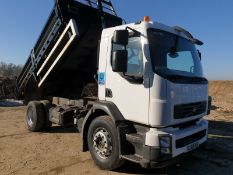 volvo fl240 2008 58 reg 18 ton tarmac spec tipper lorry 1 years mot tidy truck