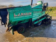 barber green bg200 mini paver ashphalt machine tarmac laying machine blaw-knox