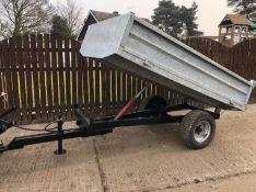 NEW SIROMER 2.5 TONE GALVANISED TIPPING TRAILER