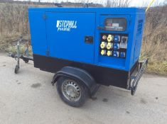 WITHDRAWN LOT Stephill SSDX 20 Road Towable 20kva Generator