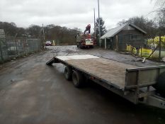 Ifor Williams Flat Bed Trailer With alloy 8 ft ramps