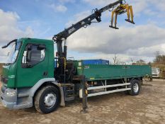 Daf LF 55 18 ton hiab truck 2004 04 reg crane brick block lorry vgc