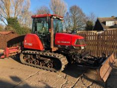 LOT WITHDRAWN | YANMAR CT750 TRACKED CRAWLER TRACTOR CW FRONT BLADE