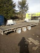 Ifor williams tri axle trailer Lm166 16x6.6