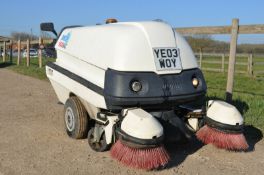 JOHNSTON MEDVAC PS300 Compact Pedestrian Sweeper