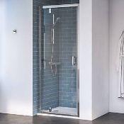 BOW PIVOT SHOWER DOOR / ENCLOSURE 800X1900 BRIGHT SILVER FRAME / CLEAR GLASS(pictures for illustrati