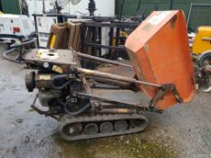 Tracked Dumper with Kubota diesel engine