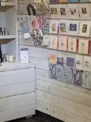 White Heavy Duty Wooden Display Stand