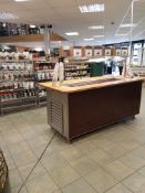 Oak Topped Island Self Serve Chiller