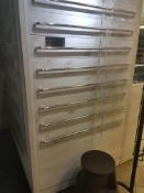 White Heavy Duty Wooden Display Stand