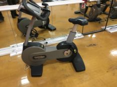 Technogym 700i Upright Bike with touch screen.