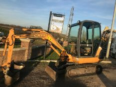 CASE 28 MINI DIGGER / EXCAVATOR