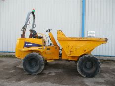 2006 Thwaites 6 ton straight tip dumper delivery arranged forward
