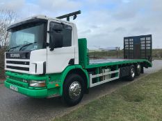 LOT WITHDRAWN Scania 6x2 Beavertail Recovery Low Loader Wagon